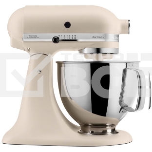 Настольный миксер с откидным блоком KitchenAid 5KSM125EMH Artisan 4.8 л, кремовый