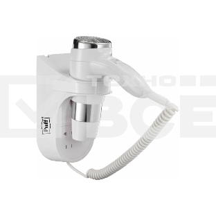 Фен Puff 1600B белый/хром, 1600 Вт