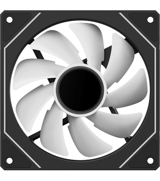 Вентилятор для корпуса Ocypus Gaммa F12 ARGb BK (Gaммa-F12-BK1AM00X-GL)