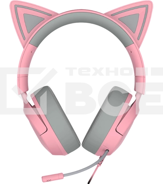 Гарнитура Razer Kraken Kitty V3 X розовый, проводная, 3.5 мм
