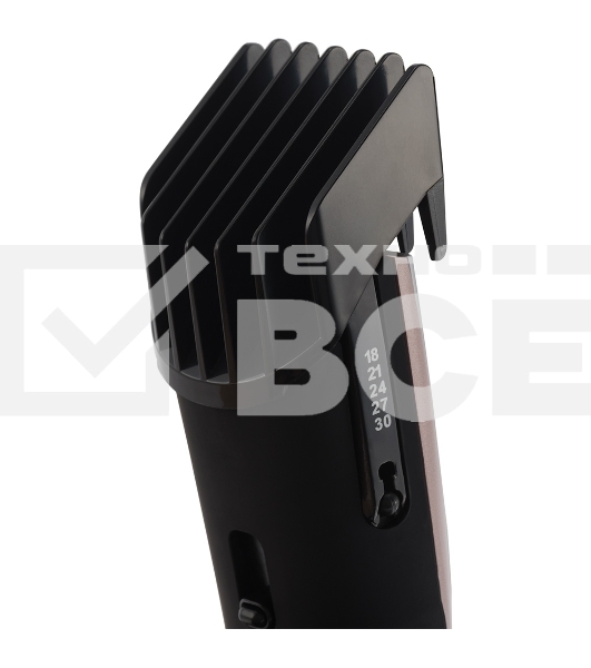 Машинка для стрижки Polaris PHC 0512RC маренго/серебро (насадок в компл:2шт)