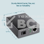 Медиаконвертер TP-Link TL-FC111A-20 WDM 10/100 Мбит/с SMB, фото2