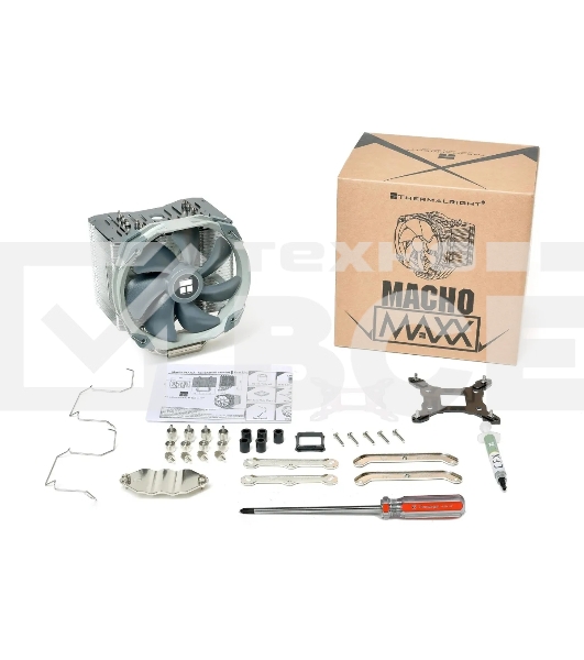 Устройство охлаждения(кулер) Thermalright Macho-Maxx Soc-AM5/AM4/1151/1200/2066/1700 черный 4-pin 25.6dB Al 635gr Ret