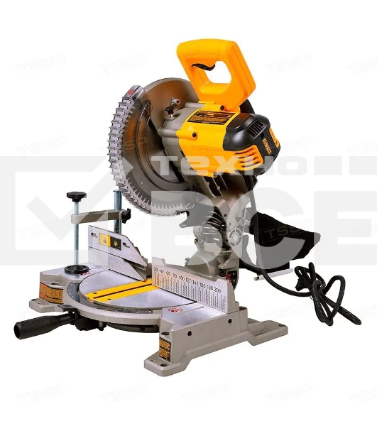 Торцовочная пила DeWalt DW714 1650Вт,4600 об/мин,254x30 мм,рез 89 мм