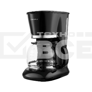 Кофеварка капельная Maunfeld MF-732BK чёрный, исп. кофе - молотый, 1,5 л, 1000 Вт