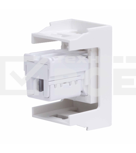 Розетка телефонная DKC Viva 45018 1-м 1 мод, RJ12, 6P6C, белый
