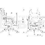 Кресло руководителя Бюрократ CH-868N-F коричневый, эко.кожа, крестов. пластик, подст. для ног, фото13