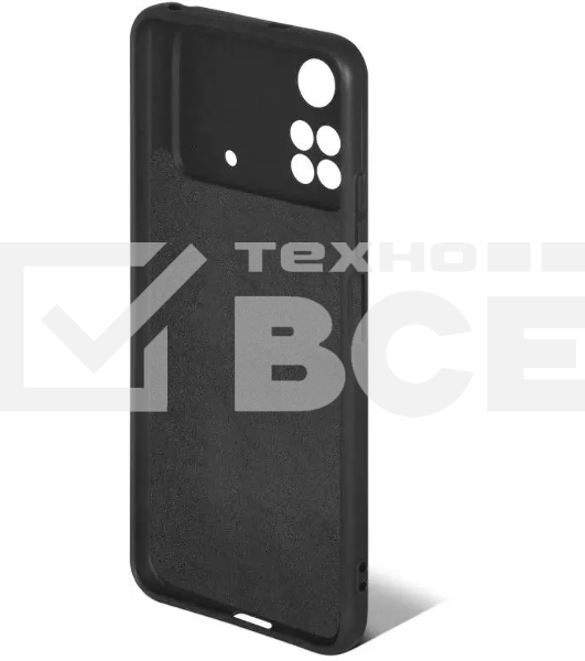 Чехол (клип-кейс) DF poOriginal-06 для Poco M4 Pro (4G) черный