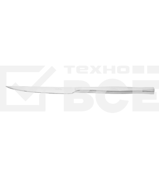 Набор столовых приборов LARA LR10-14/24 ORION 24 пр, зеркальная полировка, остр. вилка, нож для стейка