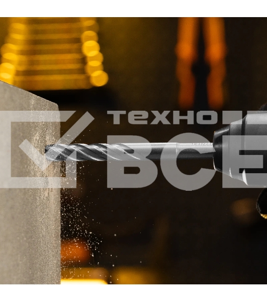 Бур по бетону Denzel цельная крестовая пластина, 12x165 мм, SDS PLUS