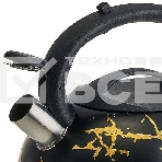 Чайник для плиты ALPENKOK AK-538 из нерж.стали 3л,со свистком,индукционное дно, фото5