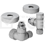 Набор термостатический трехосевой Royal Thermo Design Pro 15мм М30х1,5 (белый), фото2