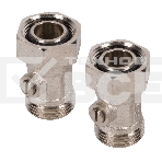 Набор нижнего подключения Royal Thermo прямой раздельный 3/4х3/4ЕК, фото 1