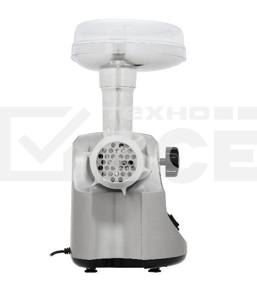 Мясорубка электрическая Krona Wolf Metall серый, 1800 Вт, 2.8 кг/мин, реверс, металлический лоток, насадки - 5