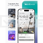 Пылесос вертикальный Topdevice WVC800 белый/черный, питание от аккумулятора, 400 Вт, уборка сухая, пылесборник 0.8 л, фото4