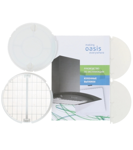 Вытяжка кухонная Oasis UP-50W белый