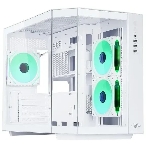 Корпус mATX Eurocase M2771 white, без БП, закаленное стекло 2 стороны, фото 1