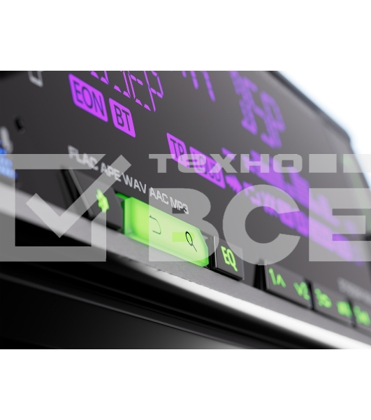 Автомагнитола AURA INDIGO-876DSP, 1 DIN, Bluetooth, USB Type-A, AUX, пульт ДУ