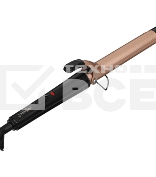 Щипцы для завивки волос Atlanta ATH-6645 черный, 28 мм, 200 °C, 1 режим