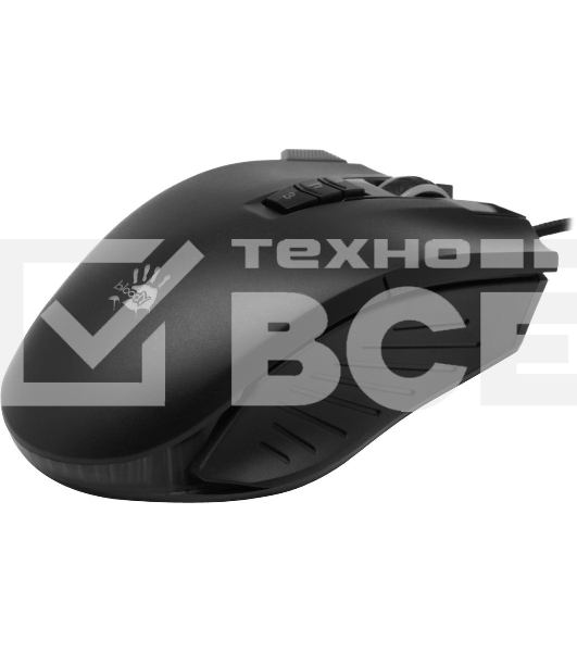 Мышь проводная A4Tech Bloody V9M черный, 4000 dpi, USB, кнопки - 9