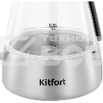 Чайник электрический Kitfort КТ-8707 0.8л. 1300Вт нержавеющая сталь/черный корпус: Металл/стекло/пластик, фото3