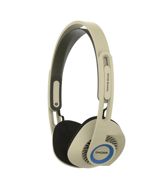 Беспроводные/проводные наушники KOSS KPH30 Wireless бежевый, накладные, Bluetooth + проводной, до 12 ч