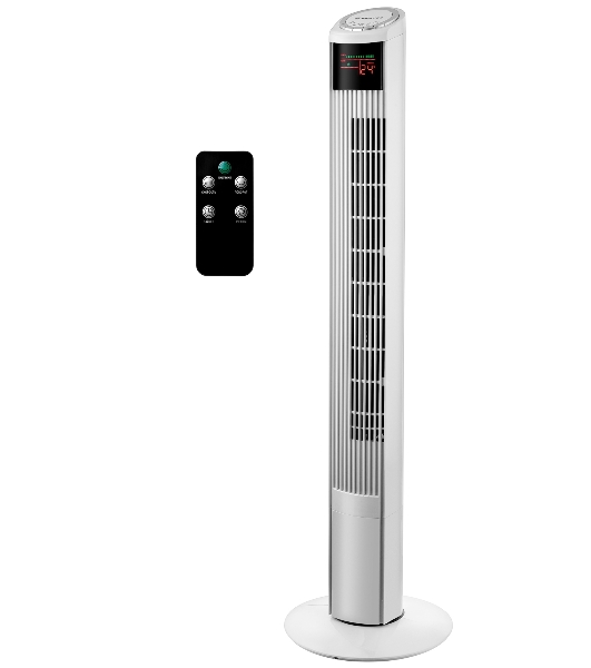 Вентилятор Brayer BR4984 белый, напольный, 50 Вт, 3 скорости