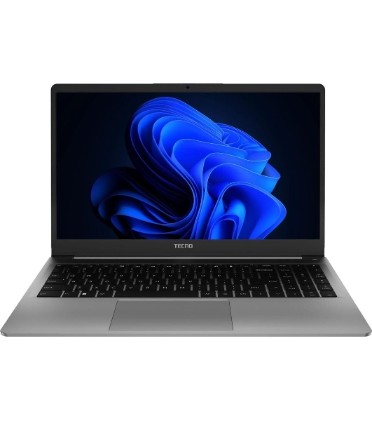 Ноутбук Tecno MegaBook K15SDA/15.6'/IPS/AMD Ryzen 5 7430U/8Gb/512Gb SSD/AMD Radeon Graphics/Windows 11 Home/серый/1.7kg