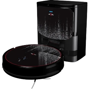 Робот-пылесос Atvel R80 Base черный, 80 Вт, 2600 мА*ч Li-Ion, уборка влажная/сухая, пылесборник контейнер 0.34 л