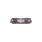 Плита настольная электрическая Centek CT-1507 Siberia коричневый, 2 кВт, ТЭН, конфорки - 2, эмаль, поворотные переключатели, фото3
