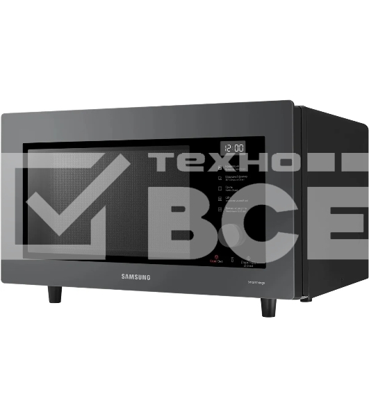 Микроволновая печь Samsung MC32DB7746KC/BW антрацит, 32 л, 1400 Вт, переключатели - поворотный механизм/сенсор