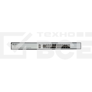 Неуправляемый PoE-коммутатор ORIGO OS1226P/285W/A1A 24x100Base-TX PoE+, 2x1000Base-T, PoE-бюджет 285 Вт, корпус металл