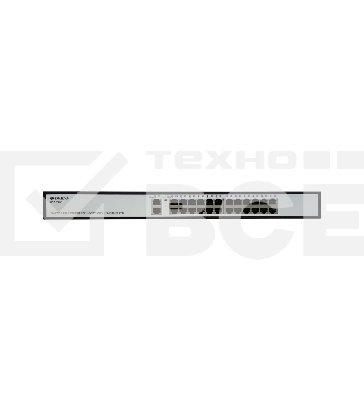 Неуправляемый PoE-коммутатор ORIGO OS1226P/285W/A1A 24x100Base-TX PoE+, 2x1000Base-T, PoE-бюджет 285 Вт, корпус металл