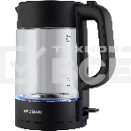 Чайник электрический Hyundai HYK-G7707 1.7л. 2200Вт графит корпус: стекло, фото9