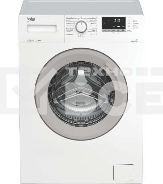 Стиральная машина Beko WSDN63512ZSW белый, загрузка фронтальная 6 кг, 1000 об/мин., класс: А