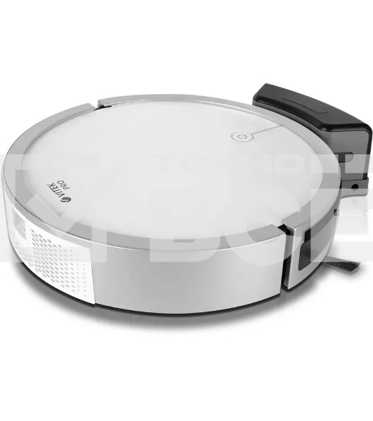 Пылесос-робот Vitek VT-1804 белый/серый, Li-Ion, уборка влажная, пылесборник контейнер 0.45 л