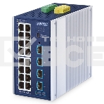 Коммутатор Planet IGS-4215-16T4X Industrial L2/L4 16-Port 10/100/1000T + 4-Port 10G SFP+ Managed Ethernet Switch, фото 1