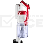 Пылесос вертикальный/ручной H-Clean HVC 102 SE белый/красный, питание от аккумулятора, 100 Вт, уборка сухая, пылесборник 0.65 л, работа от АКБ max 45 мин, фото4