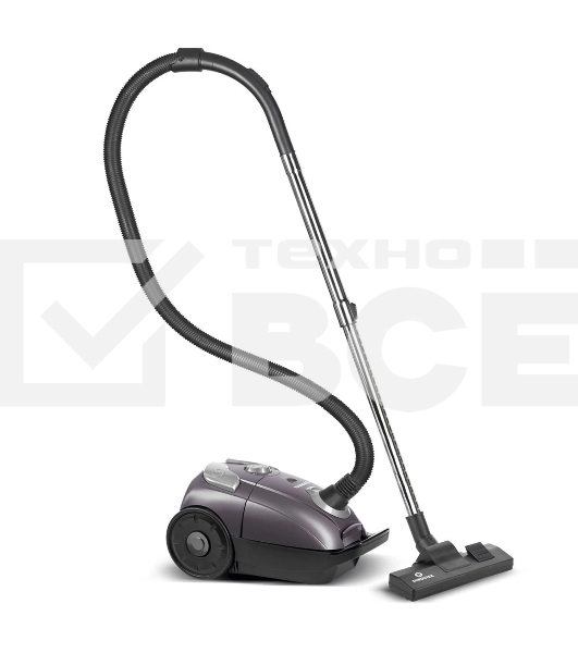 Пылесос Eurostek EVC-3017 фиолетовый, Потребляемая мощность – 2600 Вт, Мощность всасывания – 420 Вт