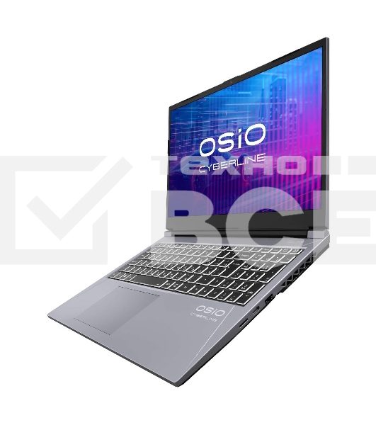 Ноутбук OSIO CyberLine C150i-003/ i5-12600H /NVidia RTX 4060/16/512/NoOS/(Ghz)/Gb/Ext: + не МПТ