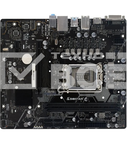 Материнская плата Biostar H610MHD D5, LGA1700, Intel H610, 2xDDR5, 4xSATA, 1xM.2, 1xPCIe 4.0 x16, 1xPCIe 3.0 x1, 1xDP, 1xHDMI, 1x1Gb LAN, 2xUSB-A 5Gbps, 4xUSB-A 2.0, 2x3.5 мм, 7.1, mATX