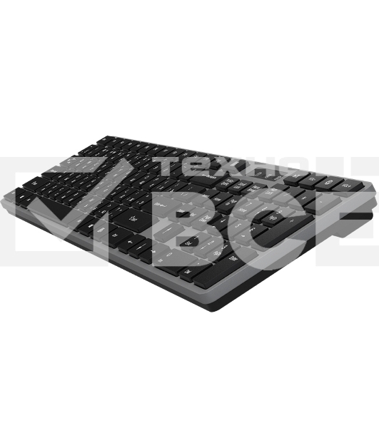 Клавиатура беспроводная Maxvi KWS-02 dark grey