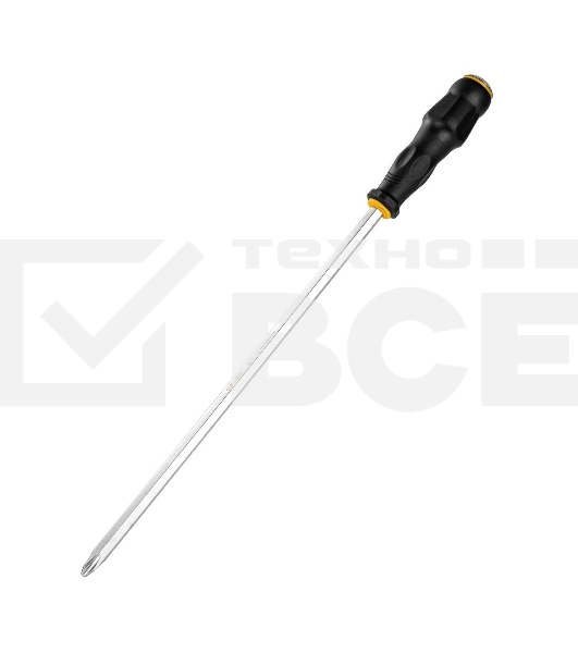 Крестовая отвертка со сквозным хвостовиком (ударная) Deli DL627012 PH4x300