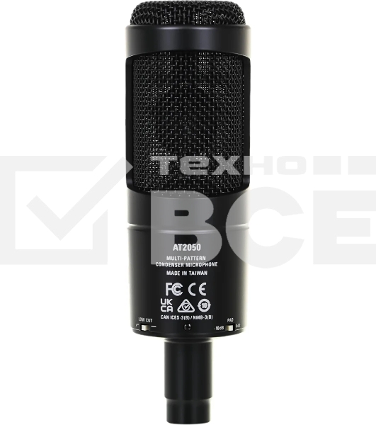 Микрофон проводной Audio-Technica AT2050 черный