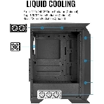 Компьютерный корпус Aerocool/Formula Gladiator Duo-G-BK-v1 черный без БП ATX 3x120мм 2xUSB3.0 audio bott PSU, фото5