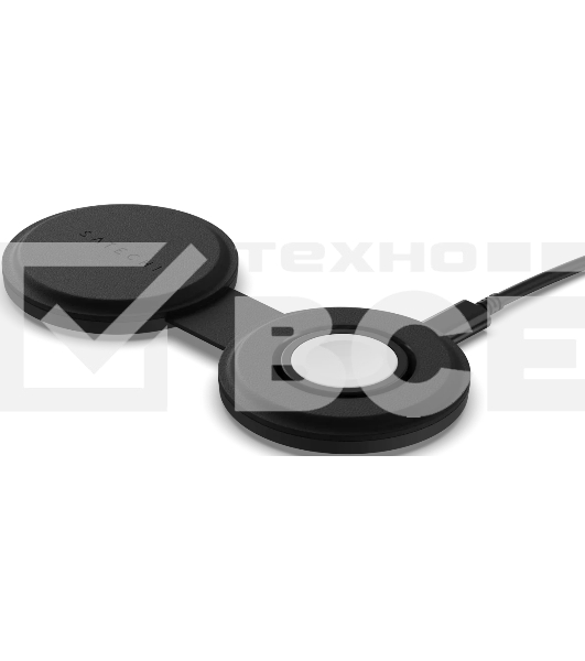 Переносное зарядное устройство Satechi Qi2 OntheGo 2-in-1 Wireless Charger, черный