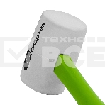 Киянка резиновая Сибртех 450 г, белая резина, фибергласовая рукоятка, фото3