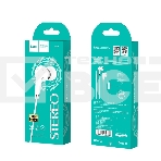 Проводные наушники Hoco M58 Amazing белый, внутриканальные, jack 3.5 мм, фото3