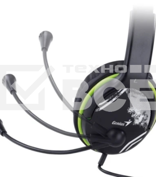 Гарнитура Genius HS-400A черный, проводная