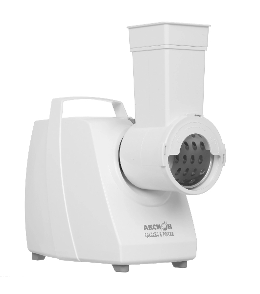 Мясорубка электрическая Аксион М33.02 белый, 1500 Вт, 1.7 кг/мин, реверс, защита от перегрузки, насадки - 5